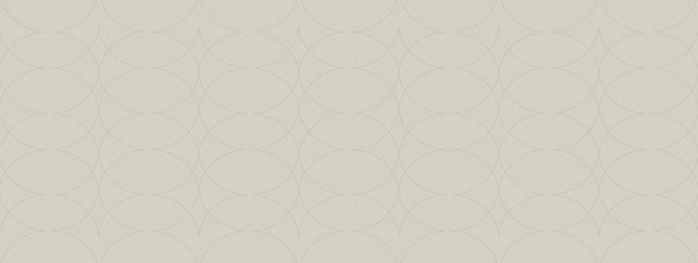 A subtle, clean pattern of thin, interlocking circles on a soft, off-white background.