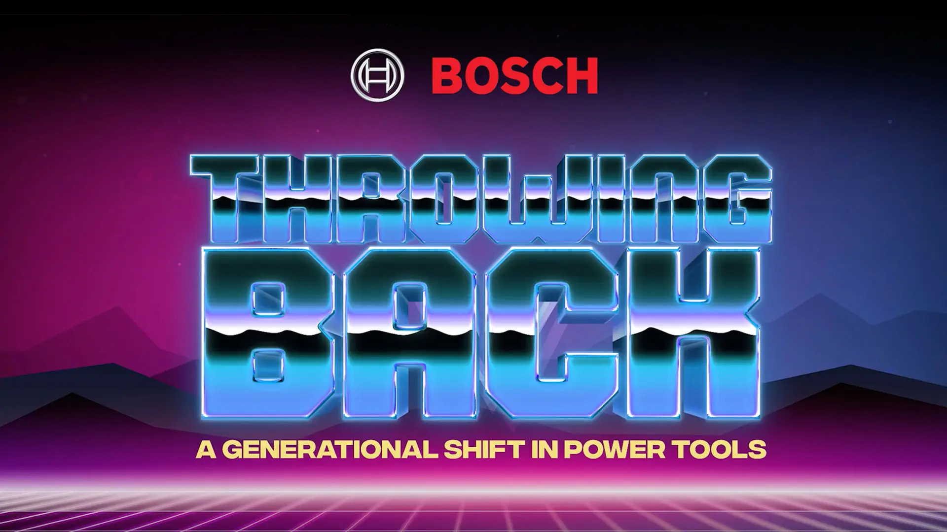 Case study for our product launch PR services for Bosch. The 'Throwing Back' campaign was a unique brand activation to introduce a new generation of power tools.