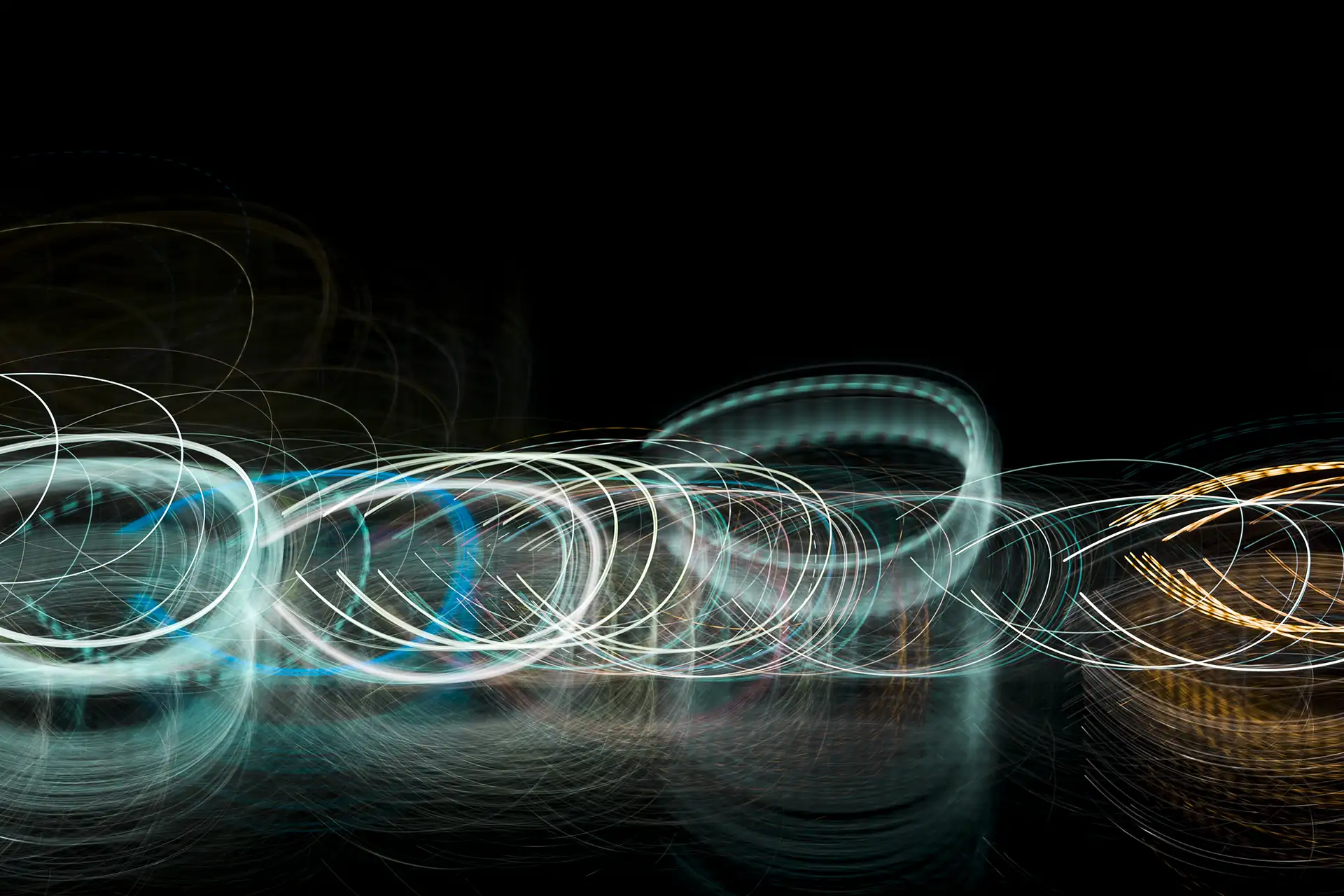 Blurred night lights